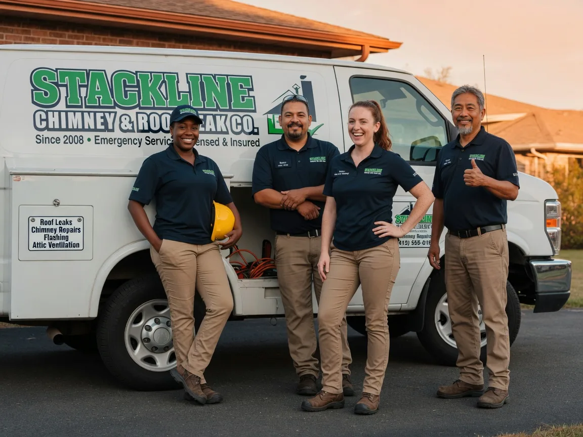 Chimney flashing repair company in Millfield, OH